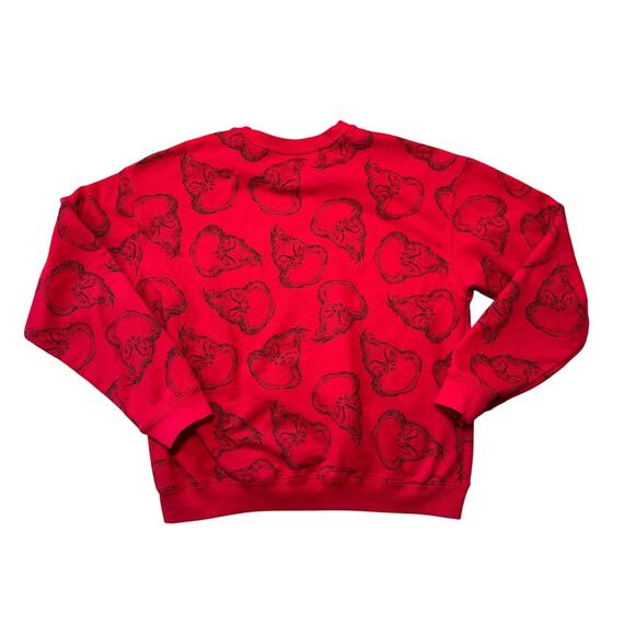 THE GRINCH Sweatshirt, Size XL, Christmas, Holiday, Red - Picture 2 of 8